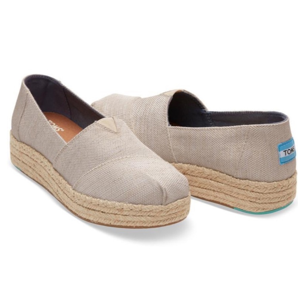 Toms NATURAL YARN PLATFORM ALPARGATAS